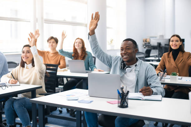 Students engaged in class setting